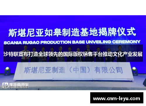 沙特联宣布打造全球领先的国际版权销售平台推动文化产业发展 沙特联宣布打造全球领先的国际版权销售平台推动文化产业发展