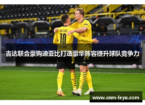 吉达联合豪购迪亚比打造豪华阵容提升球队竞争力