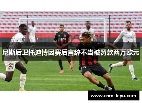 尼斯后卫托迪博因赛后言辞不当被罚款两万欧元